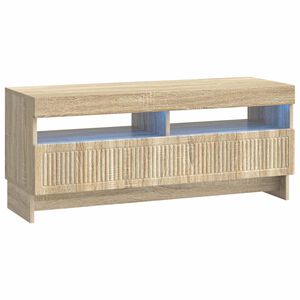 vidaXL Szafka na Telewizor LED EDE 100 x 35 x 43 cm dąb Sonoma