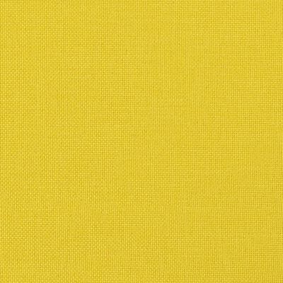 vidaXL Fotel, jasnożółty, obity tkaniną