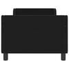 vidaXL Łóżko Dziecięce z Ramą i Zagłówkiem Czarny 80 x 160 cm Aksamit