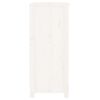 vidaXL Szafka, biała, 70x35x80 cm, lite drewno sosnowe
