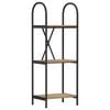 vidaXL P&oacute;łka na książki 3 poziomy 40 x 30 x 109 cm Drewno inżynieryjne