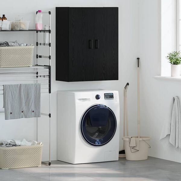 vidaXL Szafka ścienna Czarny Dąb 69,5 x 34 x 90 cm