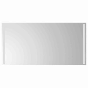 vidaXL Lustro łazienkowe LED przezroczysty 100 x 50 cm szkło hartowane