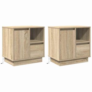 vidaXL Szafka Nocna 2 szt. Dąb Sonoma 50 x 34,5 x 50 cm
