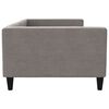 vidaXL Sofa z funkcją spania, kolor taupe, 100x200 cm, obita tkaniną