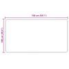 vidaXL Dywan Wz&oacute;r Kremowy 150 x 100 cm Poliester i PVC
