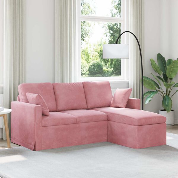 vidaXL Sofa R&oacute;żowy