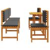 vidaXL Zestaw Bistro Ogrodowego 5 pcs Brązowy lite drewno akacjowe