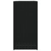 vidaXL Donice ogrodowe, 2 szt., czarne, 40x40x80 cm, rattan PE