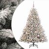 vidaXL Sztuczna choinka z bombką 180 cm 300 LED Ciepła biel