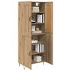 vidaXL Highboard Dąb rzemieślniczy 69,5 x 34 x 180 cm