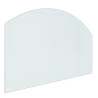 vidaXL Panel kominkowy, szklany, 80x50 cm