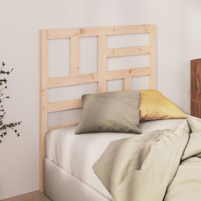 vidaXL Wezgłowie łóżka, 96x4x104 cm, lite drewno sosnowe