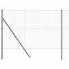vidaXL Euro Fence Ground Fix 10 x 1,5 m Stal pokryta PVC Szary Siatka