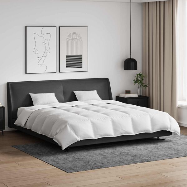 vidaXL Zestaw kołder z poduszką 3 pcs Biały Pióra down