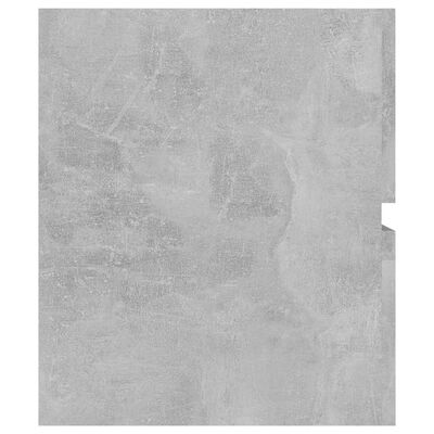 vidaXL Szafka pod umywalkę, szarość betonu, 100x38,5x45 cm, płyta