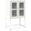vidaXL Komoda biała 68x39x107 cm stal