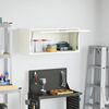 vidaXL Szafka ścienna do garażu Biały 80 x 33 x 35 cm