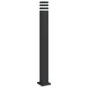vidaXL Zewnętrzna lampa stojąca, czarna, 110 cm, aluminium