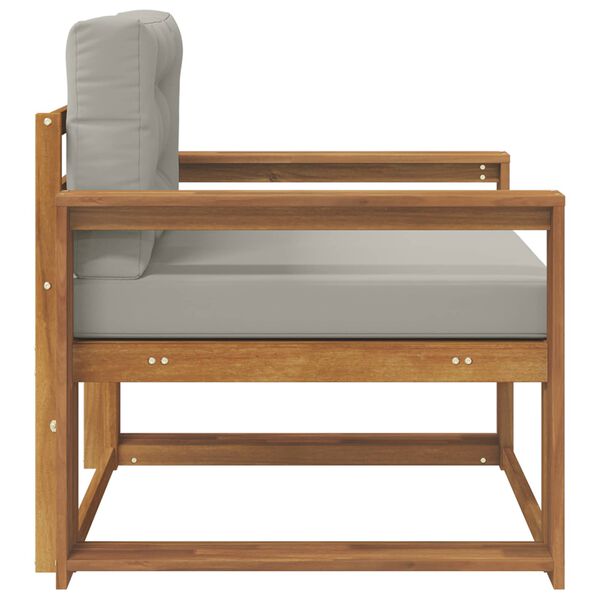 vidaXL Środkowa sofa ogrodowa Lite Drewno Akacji Naturalny