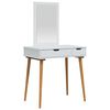 vidaXL Zestaw toaletki FAUSKE 2 pcs Biały 76 x 50 x 143 cm