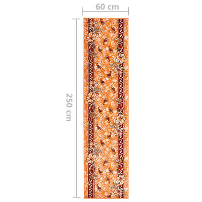 vidaXL Chodnik dywanowy, BCF, terakota, 60x250 cm