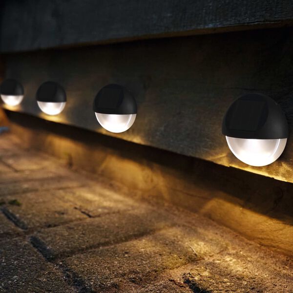 Luxform Ogrodowe kinkiety solarne LED Ivy, 4 sztuki