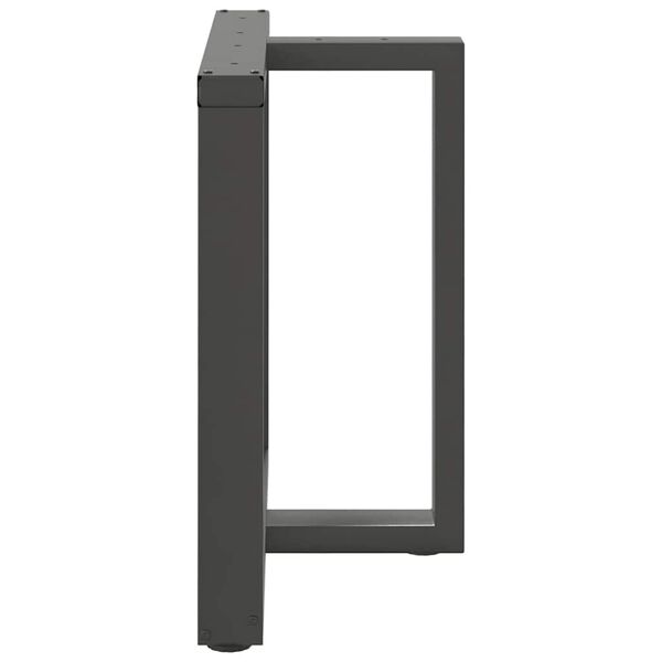 vidaXL Nogi do stołu jadalnego w kształcie litery T 2 szt. Antracyt 70x35x(72-73) cm Stal