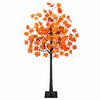 vidaXL Choinka LED drzewko klonowe brązowy 120 cm