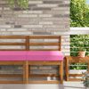 vidaXL Poduszka do sofy na zewnątrz R&oacute;żowy 60 x 60 x 8 cm Poliester