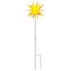 vidaXL Ozdoba świetlna LED na kołku, składana, ż&oacute;łta, 57 cm