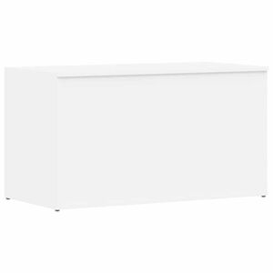 vidaXL Skrzynia, biała, 84x42x46 cm, materiał drewnopochodny