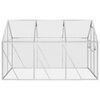 vidaXL Woliera, srebrna, 1,79x3x1,85 m, aluminium