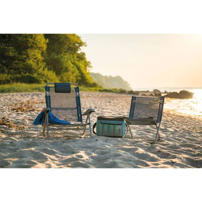 Easy Camp Składane krzesło plażowe Breaker, niebieskie