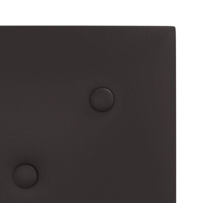 vidaXL Panele ścienne, 12 szt., czarne, 30x30 cm, sztuczna skóra