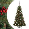 vidaXL Sztuczna choinka z bombką 150 cm 150 LED Ciepła biel