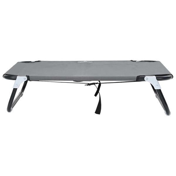 vidaXL Legowisko dla psa Jasnoszary m Tkanina Oxford i Stal