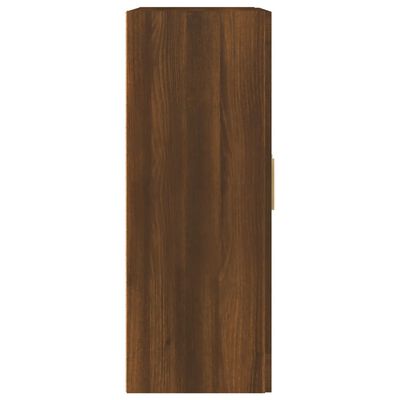 vidaXL Szafka ścienna, brązowy dąb, 69,5x32,5x90 cm