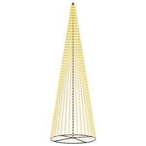 vidaXL Choinka świąteczna LED 485 cm 1632 LED Ciepła biel Żelazo