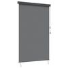 vidaXL Roleta jasnoszary 120 x 250 cm Materiał i Aluminium