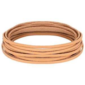 vidaXL Sk&oacute;rzany pasek Jasny Brąz 200 x 0,3 cm Sk&oacute;ra