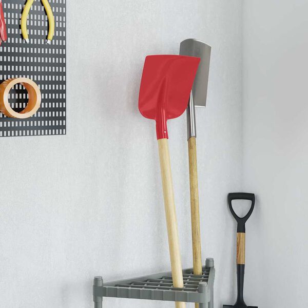 vidaXL Głowica łopaty Czerwony 32 x 24,5 cm Stal malowana proszkowo