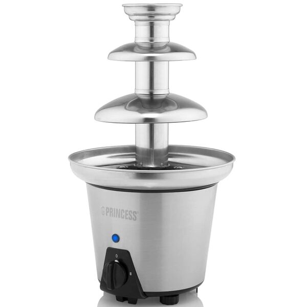 Princess Fontanna czekoladowa, XL, 90 W, srebrna