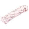 vidaXL Linka rozrusznika, biało-czerwona, &Oslash;4 mm 10 m, nylon