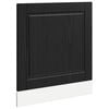 vidaXL Front do zmywarki PORTO Czarny Dąb 60 x 1,5 x 57 cm