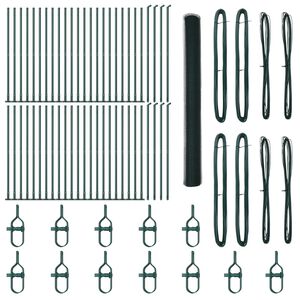 vidaXL Słupek ogrodzeniowy. Zielony 100 x 1,6 m (siatka 25 mm)