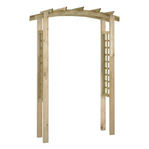 vidaXL Pergola w kształcie łuku, 150 x 60 x 210 cm, drewno