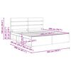 vidaXL Ramka ł&oacute;żka Sonoma 200 x 200 cm Lite drewno sosnowe