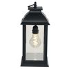 Luxform Latarnia stołowa LED Black Lantern, na baterie, żar&oacute;wka A60