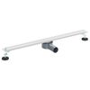 vidaXL 360&deg; Odpływ prysznicowy z cienkim modelem srebrny 80 cm